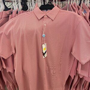 MENS POLO RED AND WHITE NEW WITH TAGS